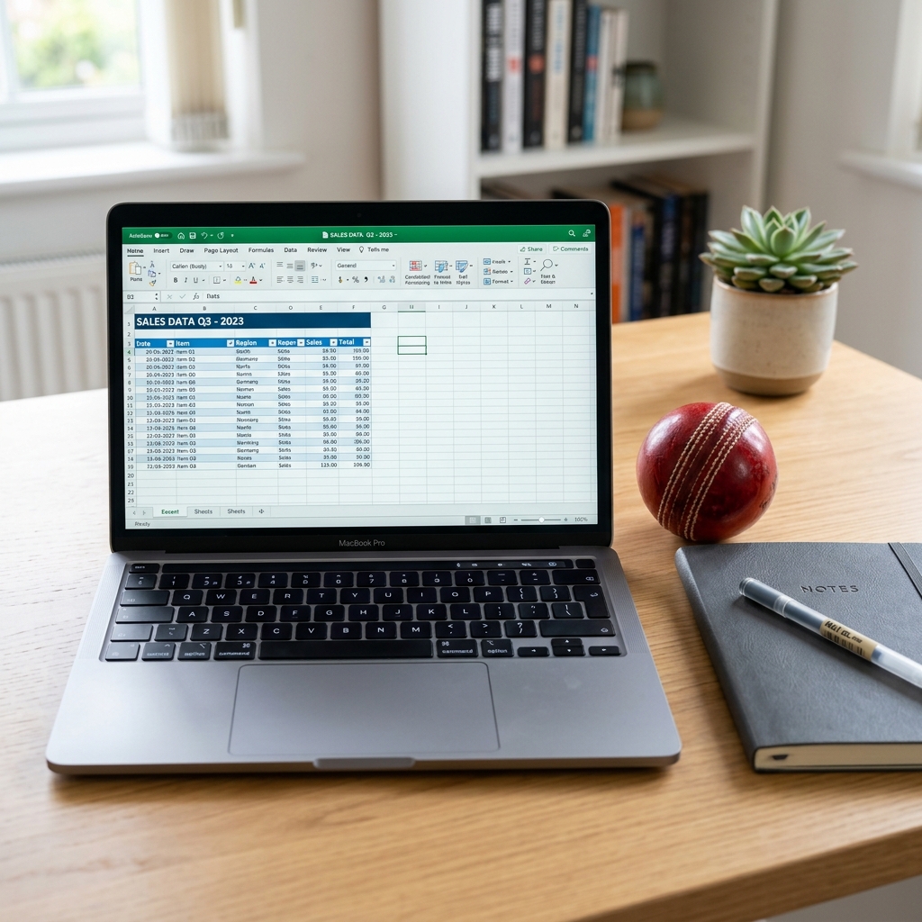 How to Create a Cricket Auction Player List in Excel